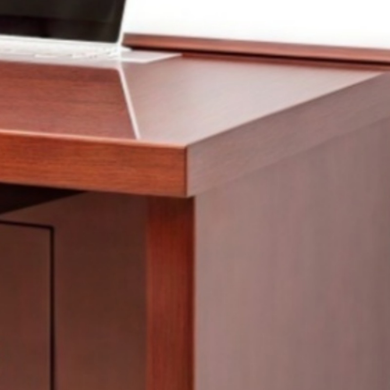 豫龙都升降电脑桌双人位高清大图