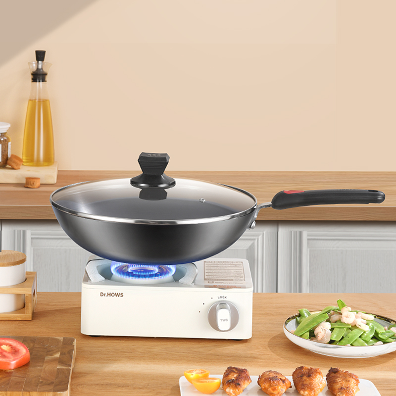 康巴赫福运精铁炒锅