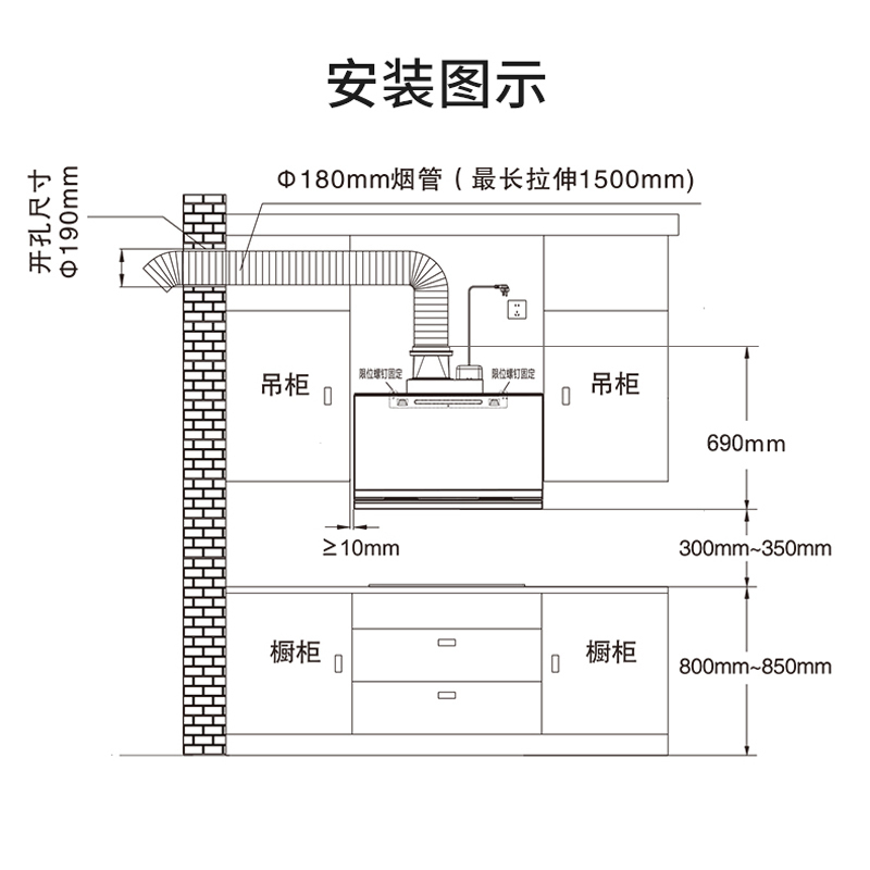 德意(DE&E)20立方侧吸式大吸力烟灶套餐 触控式抽油烟机燃气灶具烟灶套装858E+301A(液化气/天然气)