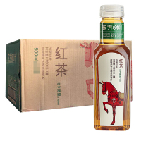 东方树叶茶饮料 红茶500ml*4瓶 无糖茶饮料