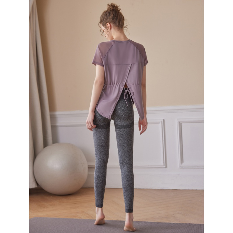 瑜伽服套装女夏季2022新款透气薄款跑步健身服专业高端时尚运动服