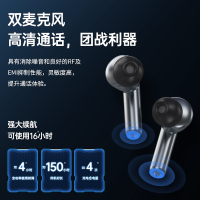 联想XG01蓝牙耳机无线单双耳手游低延迟游戏专用耳机华为苹果通用 联想XG01游戏蓝牙耳机 白色