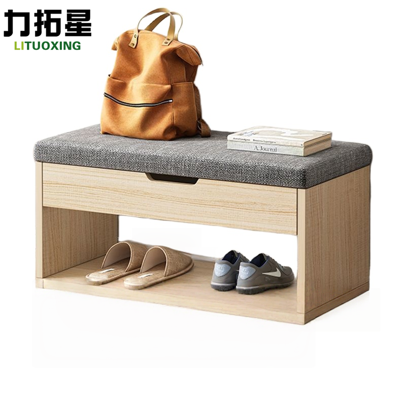 力拓星 软包鞋架 单层40*24*30cm 个高清大图