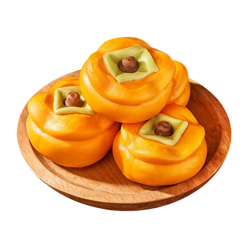 千味央厨卡通包香甜软糯儿童早餐半成品柿柿如意包300g*5袋