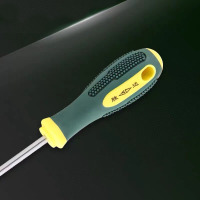 胜达 按摩塑料手柄螺丝刀 十字 6*150mm 10个装