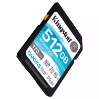 金士顿(Kingston)SD卡 512GB U3 V30 读170MB/s写90MB/s支持4K录制相机存储卡内存卡