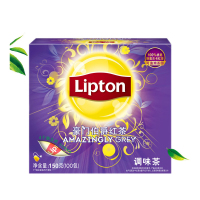 立顿Lipton 红茶 豪门伯爵红茶叶 办公室下午茶 袋泡茶包 1.5g*100