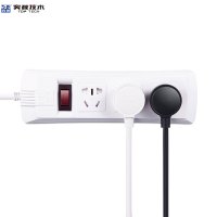 突破(TOP)D1K3(1m8)三位插孔全长1.8米新国标带儿童保护门总控开关插座拖线板/插座/插线板/排插/接线板白色