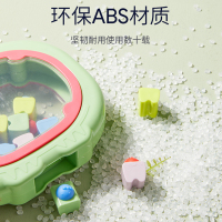 童启萌恐龙乳牙收纳纪念盒JEL-888-8颜色随机益智ABS款