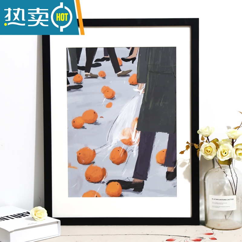 敬平A1 A2 2K4开16K 11 24 30 32 36寸素描水彩海报相框挂墙画框装裱 黑色 a1[59.3*83.