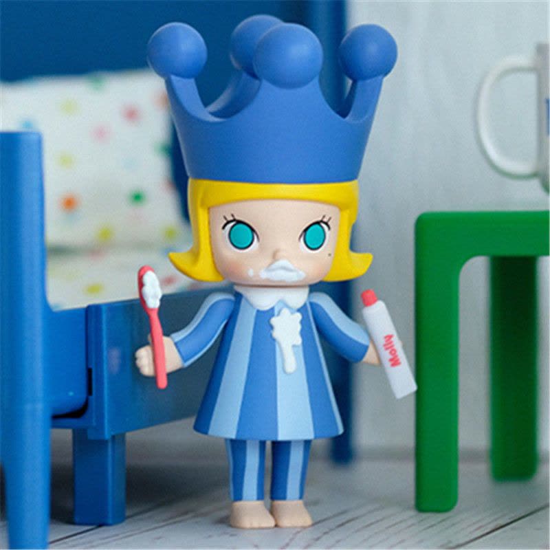 POPMART泡泡玛特MOLLY茉莉的一天系列盲盒手办潮流摆件玩具祖国版|[指定款]泡泡浴图片