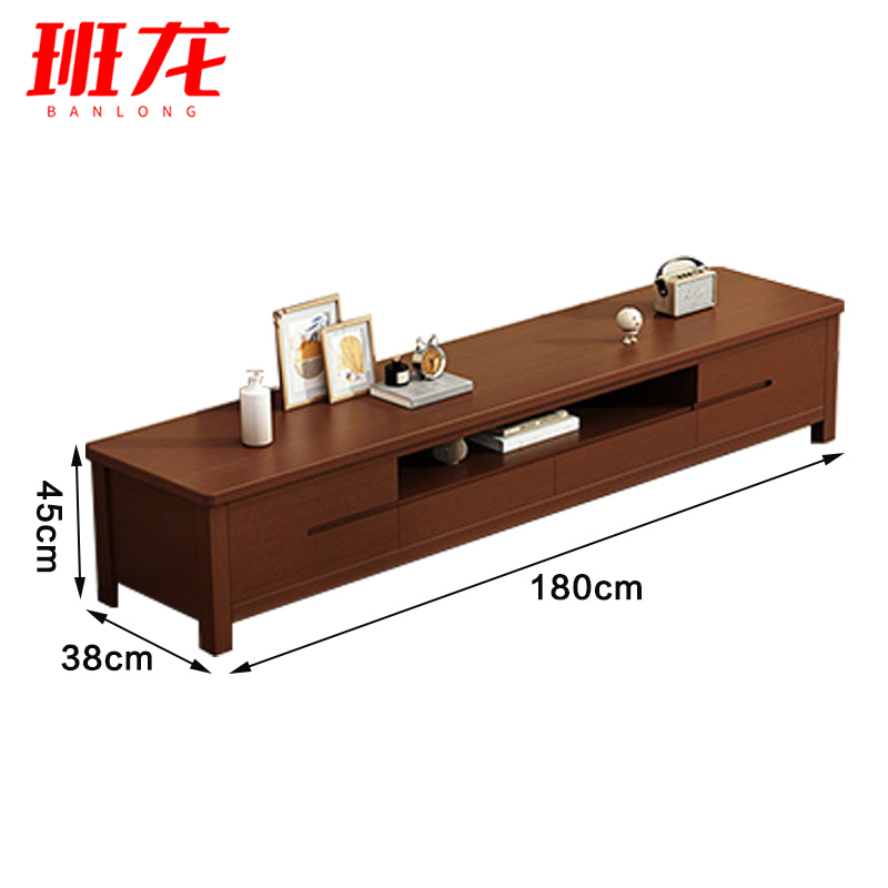 班龙落地电视柜180*38*45cm台高清大图