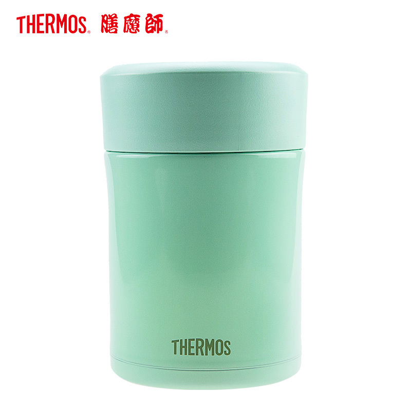 膳魔师（THERMOS）焖烧杯/罐TCLA-470S保温杯焖烧杯饭盒316L不锈钢470ML自带餐具MNT薄荷绿/通用
