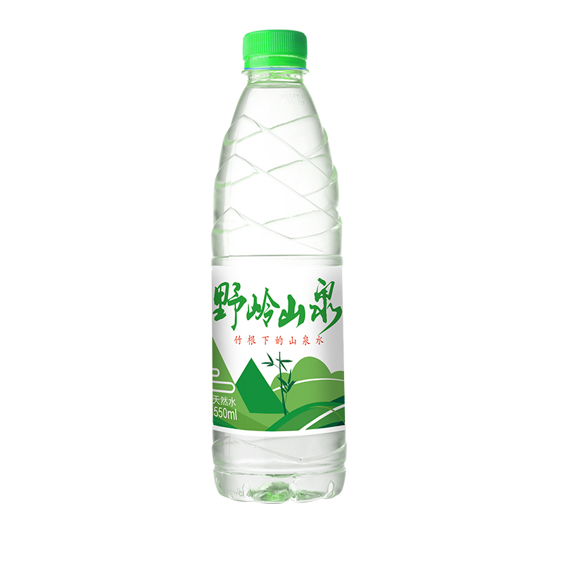 野岭山泉550ml*12瓶 竹根下的山泉水饮用天然水高清大图