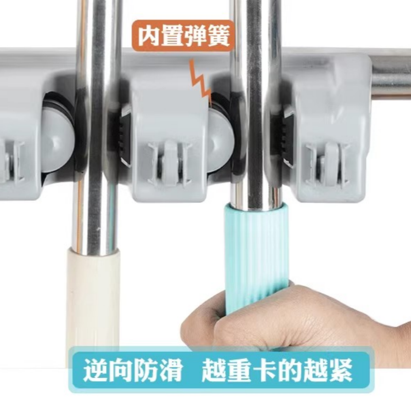 指臣 不锈钢拖把架高清大图
