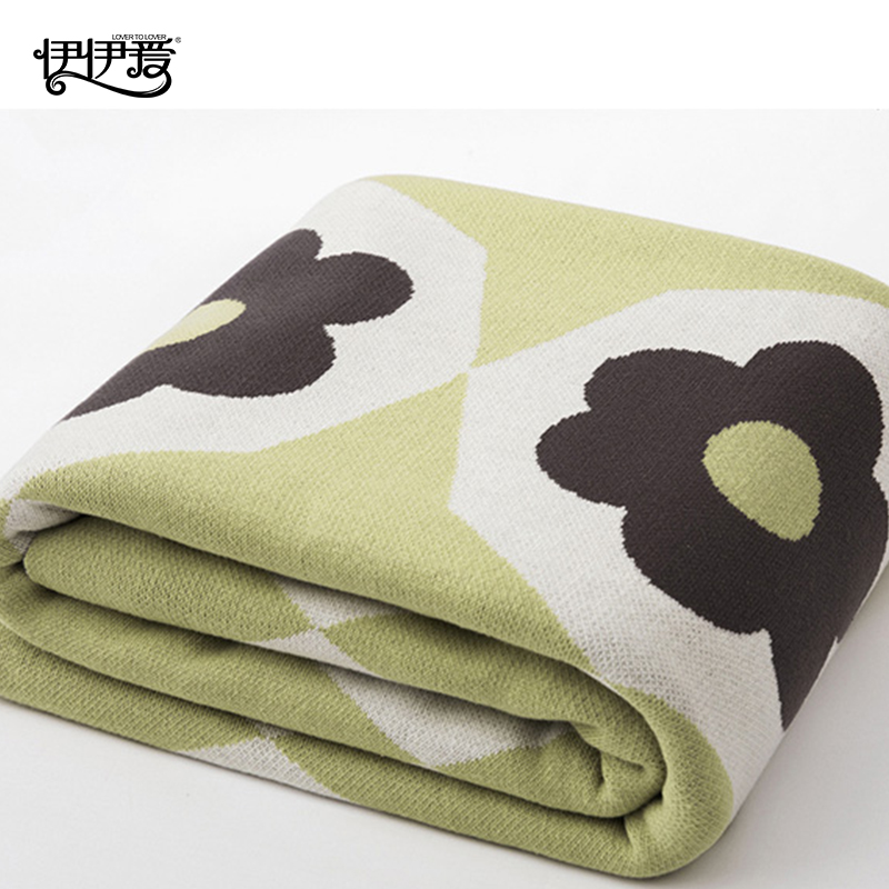 伊伊爱 时尚全棉花卉好多花系列保暖毯高清大图