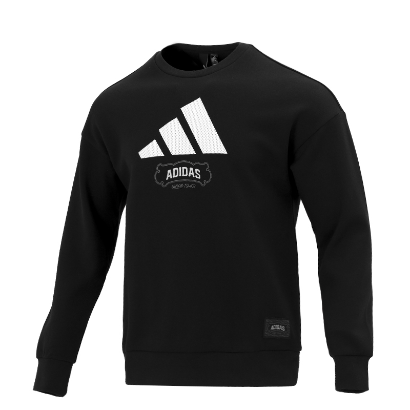 Adidas阿迪达斯卫衣男装2022春季新款运动服圆领休闲套头衫HE7464