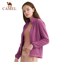 骆驼CAMEL户外抓绒衣男女秋冬新款防静电保暖摇粒绒抓绒亲子装外套