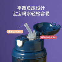 (免费刻字)涂鸦恐龙韩国杯具熊BEDDYBEAR正品儿童保温杯316不锈钢带吸管三用水壶男女学生杯子580ml保温用品