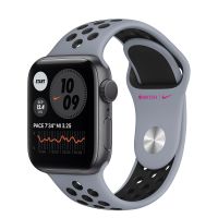 Apple Watch Series6 Nike 44毫米(GPS款 深空灰色铝金属表壳 黑色耐克运动带)
