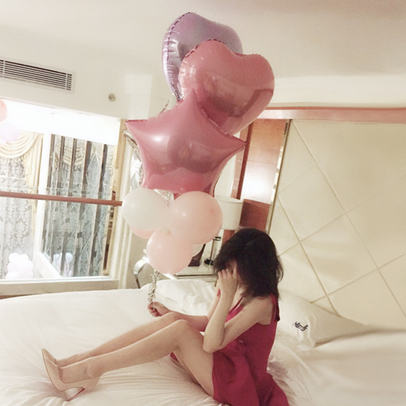 家柏饰(CORATED)婚庆婚房气球装饰儿童周岁成人生日派对装饰流苏彩雨丝帘气球布置高清大图