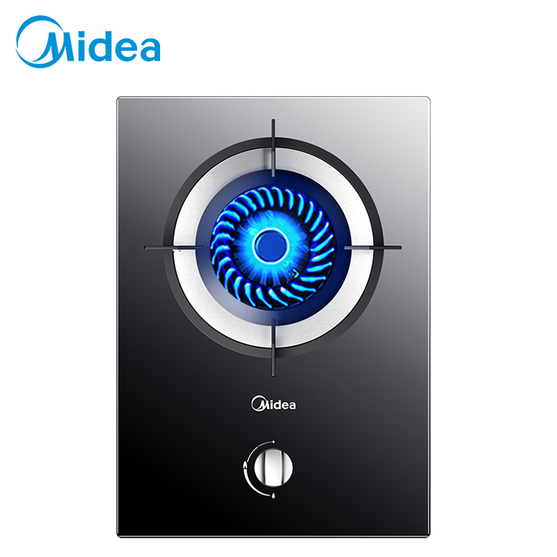 美的(Midea)燃气灶JZT-Q13 钢化玻璃面板 一级能效嵌入式燃气灶煤气灶(天然气)