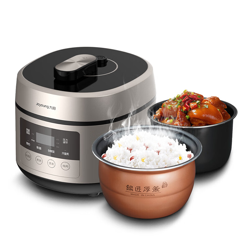 九阳(Joyoung)Y60C-B562 电压力煲(双胆)6L (单位:台)