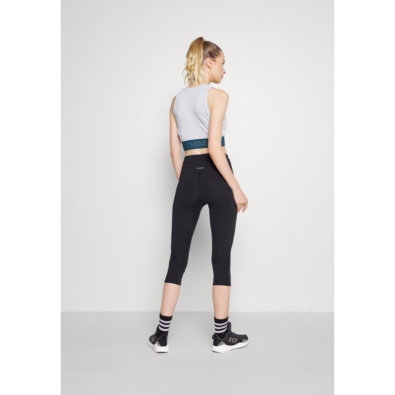 Adidas高弹力速干防泼水跑步运动裤女款长度 Skinny Fit Skinny Style