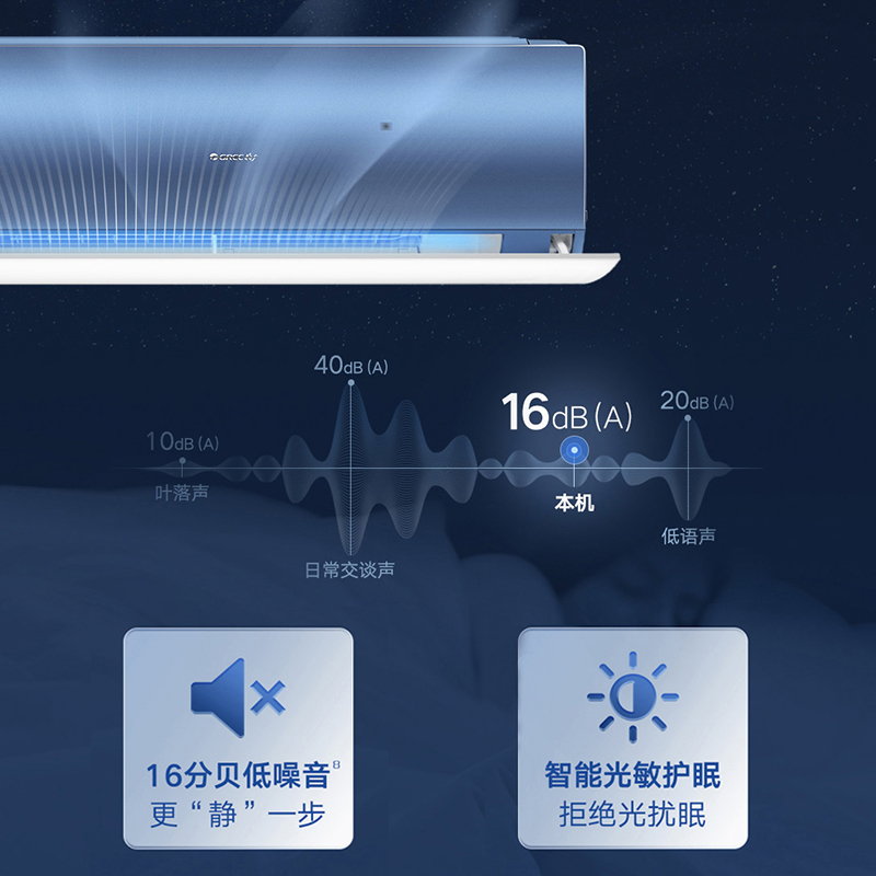 格力星海大1匹 56度自洁 变频冷暖 新国标一级能效睡眠空调