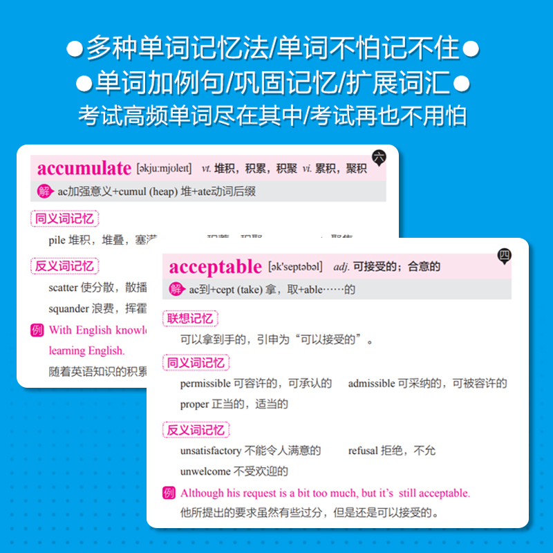 正版 每天30分钟背英语单词 单词加例句 倍增式单词拆解记忆法 英语单词大全零基础入门 自学英语词汇速记 超级记忆王
