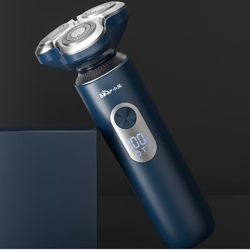 小熊(Bear)电动剃须刀 男士刮胡刀 全身水洗 智能 生日礼物送父亲男友礼品礼物 TXD-G03R7-P02高清大图