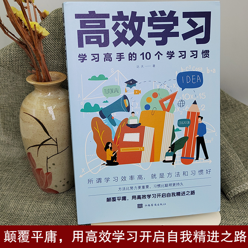 [正版]如何高效学习方法 提高学生成绩的书所谓学习效率高就是方法和习惯家庭教育家庭育儿 孩子高效学习法 学习方法指导技高清大图