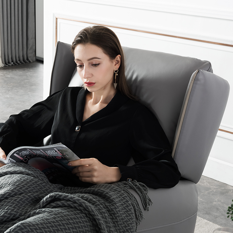 芝华仕cheers头等舱单人功能沙发芝华士意式真皮小户型电动单椅沙发