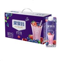 包邮 伊利优酸乳果果昔酸奶饮品混合莓味210g*12盒*1箱