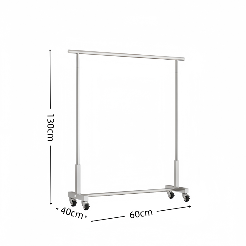 凡尔尚不锈钢晾衣架 不锈钢晾衣架单杆600*400*1300mm个