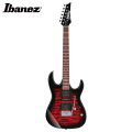 Ibanez依班娜电吉他GRX70Q专业入门级初学者学生经典演奏摇滚舞台电吉他 GRX70QA-TRB爆裂透明红色