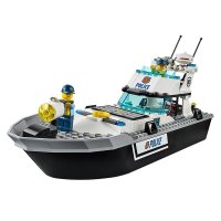 LEGO 乐高 城市City益智儿童积木塑料玩具 男孩女孩礼物巡逻艇60129 块数200块以上