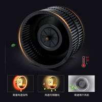 奥莱姆A03分体式集成灶 自动清洗智能体感侧吸下排式油烟机燃气灶