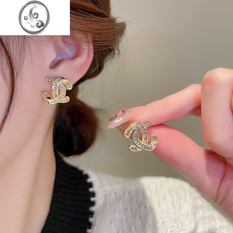 JiMi耳环2023新款轻奢小众设计高级感2022潮网红夏季耳钉耳饰坠女