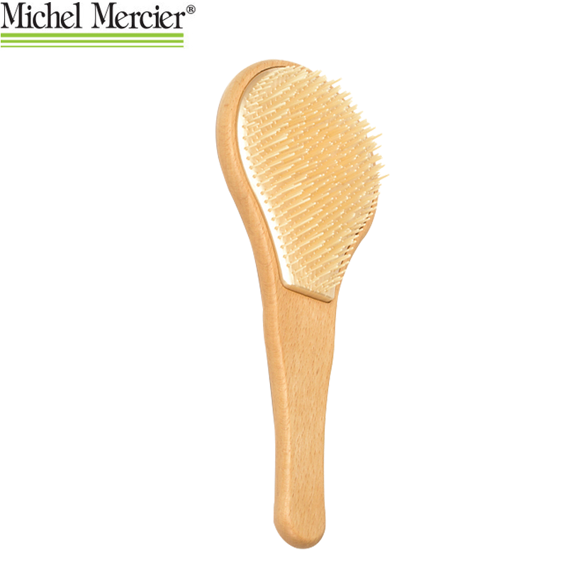 MICHEL MERCIER By KAMPALOOK梳子 以色列MM梳防静电卷发棒直发减少掉发便携(推荐细薄及常规发质
