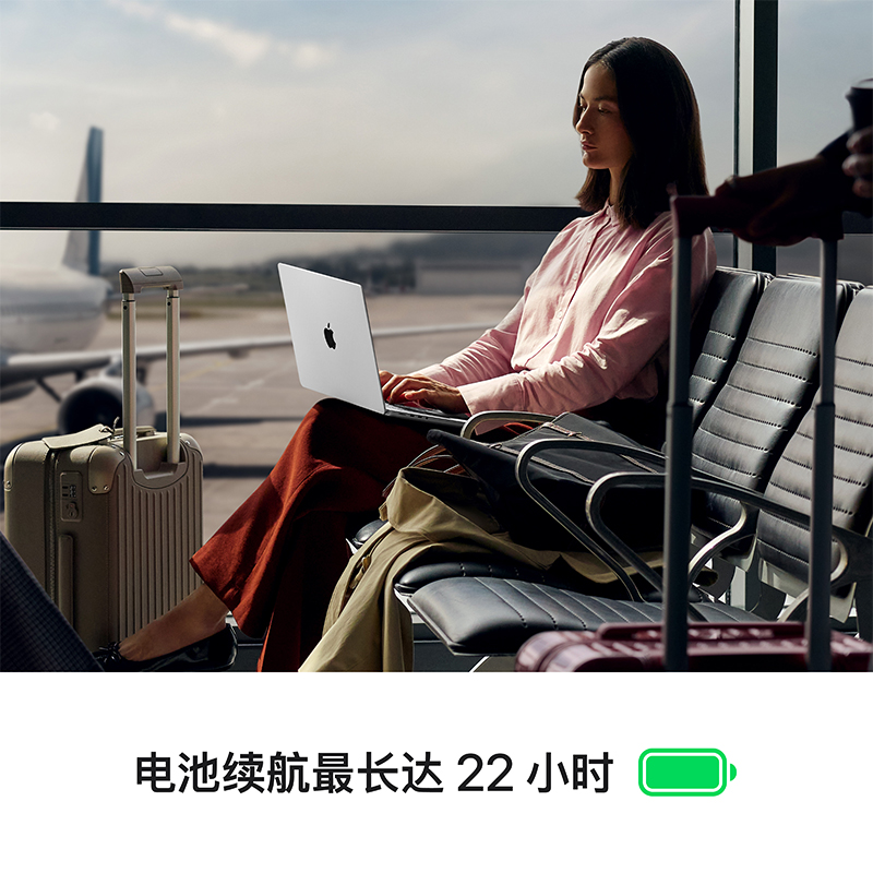 Apple 26款 MacBook Pro 14英寸 M5 Pro 15+16核 24GB 2TB 银色 笔记本电脑高清大图