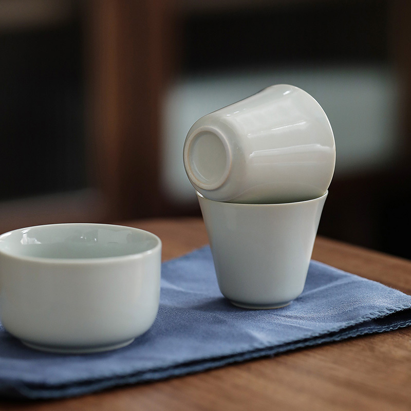 領藝 慢城日式旅行茶具套装便携式包陶瓷功夫家用小套泡茶器茶壶快客杯一壶三杯 慢城快客杯(雅灰)