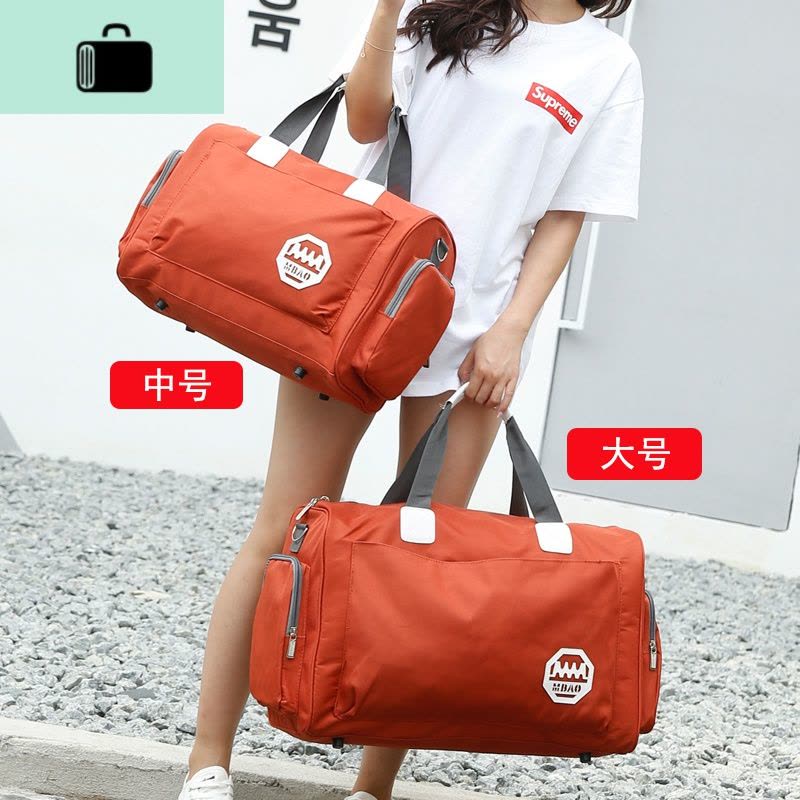 旅行袋单肩旅行包女短途防水手提包衣服行李包旅游包男行李袋学生NEW LAKE女士单肩包图片