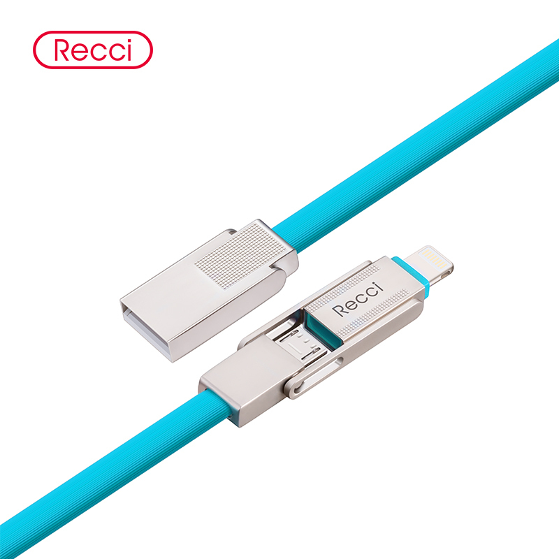 美能格(MAXCO) RCD-V100 锋藏二合一商务锌合金苹果安卓二合一数据线(七包服务)