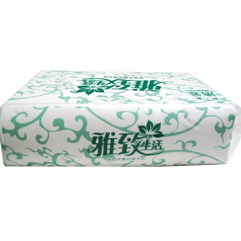 洁云 Hygienix 擦手纸 156303 单层三折 200抽/包 20包/箱 (计价单位:箱)高清大图