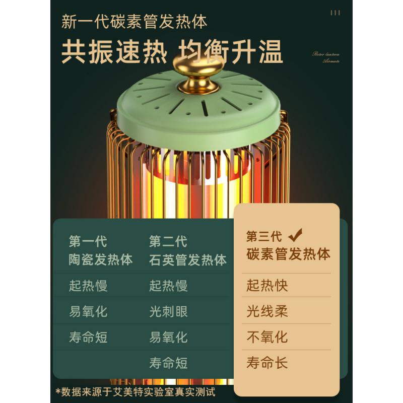 艾美特取暖器家用鸟笼节能省电卧室小型功率速热电暖气客厅烤火炉高清大图