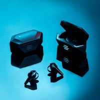 雷神(ThundeRobot)TWS真无线游戏耳机HL10入耳式游戏音乐运动耳麦苹果华为小米手机 黑色
