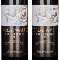 长城(GreatWall ) 红酒 华夏葡园黑标长城印干红葡萄酒 750ml 单支装