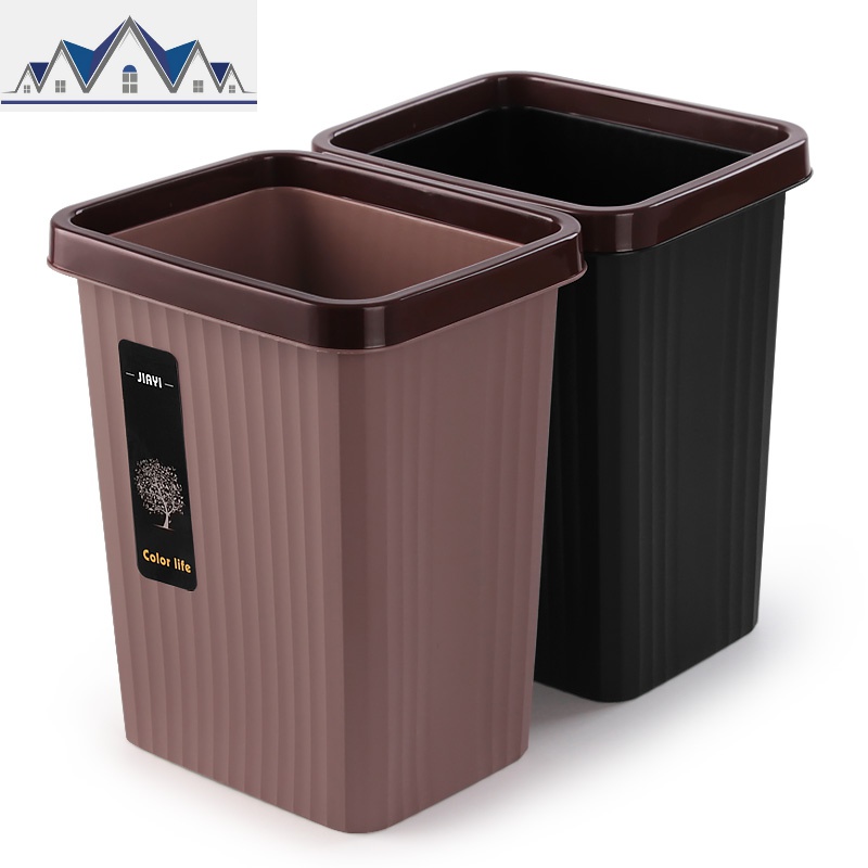 厨房长方形分类垃圾桶家用大号宾馆无盖办公室客厅卫生间创意酒店_1_746高清大图