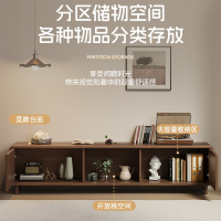 电视柜客厅实木框架可伸缩茶几电视机柜组合